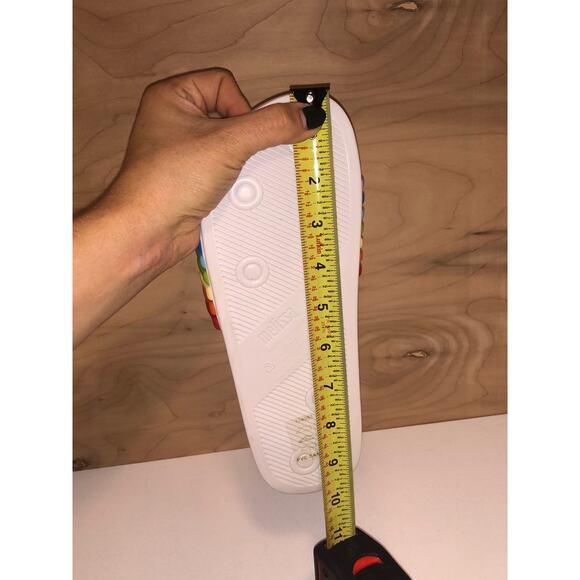 MLSA Melissa Rainbow Striped Beach Slides NEW! US 8, EUR 39 - Picture 7 of 9